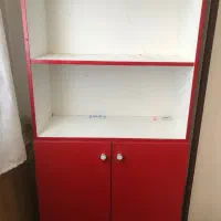 کمدکتابخانه  سه  طبقه ام دی  اف|کتابخانه، شلف، قفسه‌های دیواری|فولادشهر, C1|دیوار