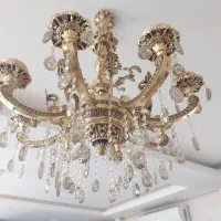 لوستر|لوستر و چراغ آویز|مشهد, کوشش|دیوار