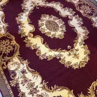تعدادی روفرشی ۱۲متری مخمل یزد رنگ لاکی زیبا|روفرشی|شیراز, قصرالدشت|دیوار