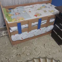 تخت ام دی اف.کودک|تخت و سرویس خواب|رویان, |دیوار