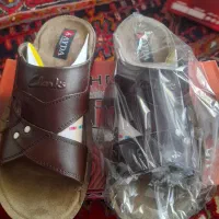 دمپایی تمام چرم مردانه