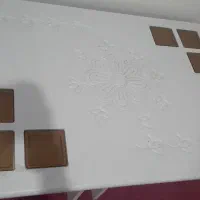 میز با گل میز|مبلمان خانگی و میز عسلی|بهبهان, |دیوار