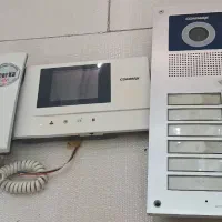 مانیتور ایفون تصویری commax همراه با پنل زنگ۴۵۰۰