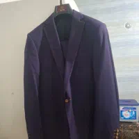 کت شلواربادمجانی.نو سایز4850مانتوبادی بسیارشیک فری