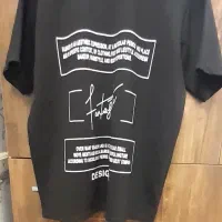 تیشرت مشکی و طوسی