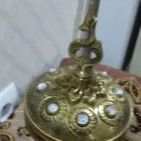 2عدد شکلات خوری برنجی به همراه آباژور