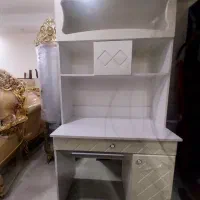 کتابخانه و میز تحریر + کمد شیک و سالم