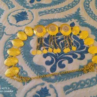 کمربند لباس کردی وشیش عدد النگوی روس