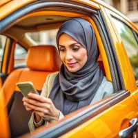 راننده سرویس خانم