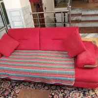 یک دست مبل تخت خواب شو ۸ نفره در حد نو|مبلمان خانگی و میز عسلی|کرمان, |دیوار