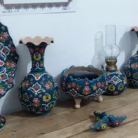 ظروف مینا کاری ، ست تزئینی