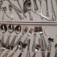 سرویس قاشق و چنگال استیل ژاپن قدیمی