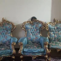 مبل نه نفره سلطنتی|مبلمان خانگی و میز عسلی|آمل, |دیوار