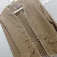 کت کرمی رنگ سایز ۱