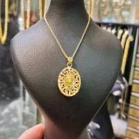 مدال ورساچه با زنجیر بدون اجرت ومالیات فقط ۱۰ درصد|جواهرات|رشت, فلسطین|دیوار