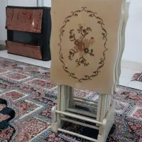 جلو مبلی چمدونی  دو عدد کاملن سالن