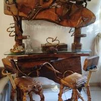 میز بار تمام چوب