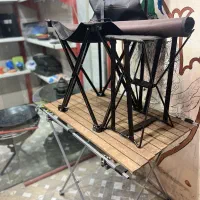 میز های تاشو چوبی و برزنتی|کوهنوردی و کمپینگ|کوچصفهان, |دیوار