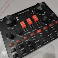 کارت صوتی به همراه هدست سیمی میکروفون دار