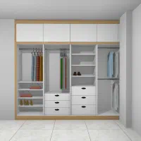 کابینت|جاکفشی، کمد، دراور|رشت, کوی قدس|دیوار