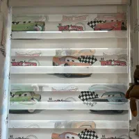 پرده زبرا مدل ماشین نو و تمیز