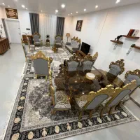 فرش۹متری برندپازیریک تبریزتمام نخ گلبرجسه نوآکبند|فرش|ساوه, |دیوار