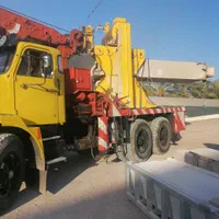 جرثقیل یدک کش چرخگیر. بیل مکانیکی. کمپرسی ولیعصر|خدمات حمل و نقل|بم, |دیوار