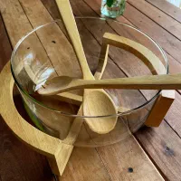 طرف سرو کریستال بامبو