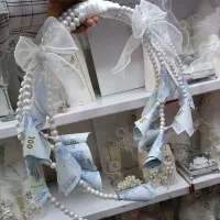 ست بله برون، گل آرایی، سینی بله، پول آرایی