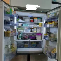 یخچال فریزر ۴درب استیل هایسنس|یخچال و فریزر|اهواز, سپیدار|دیوار