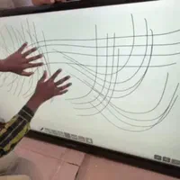 تخته بورد هوشمند ضد ضربه صنعتی 4k اندروید اقساط|تلویزیون و پروژکتور|تهران, نظام‌آباد|دیوار