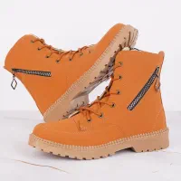 نیم بوت دخترانه نارنجی. پرداخت درب منزل