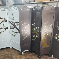 پارتیشن پاراوان هنر ویترای روی چوب|صنایع دستی و سایر لوازم تزئینی|کرج, گوهردشت|دیوار