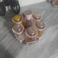 جا ادویه ای چرخشی|ظروف نگهدارنده، پلاستیکی، یکبارمصرف|اسلامشهر, شهرک قائمیه|دیوار