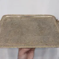 سینی برنزی|کلکسیون اشیاء عتیقه|تهران, لاله زار|دیوار