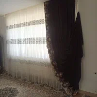 دو عدد پرده سه متری در حد نو با شال پرده مخمل|پرده، رانر، رومیزی|کرمانشاه, |دیوار
