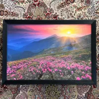 تابلو تزئینی چراغ‌دار در حد‌ نو