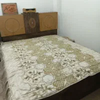 تخت خواب دونفره همراه با تشک طبی