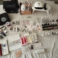 وسایل و لوازم کاشت ناخن نو و‌در حد نو