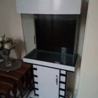 آکواریوم شیشه خم 108 لیتری