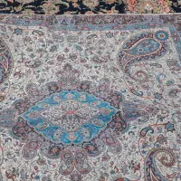 ترمه رنگ سرمه ای نو