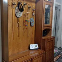 جاکفشی چوبی بزرگ و جادار