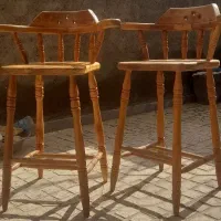 صندلی تمام  چوبی راش