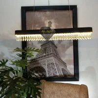 لوستر الماس. کریستالی لاینر مدل آلتین. AC light