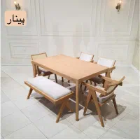 میز غذاخوری مینیمال. شرکتی اقساطی|میز و صندلی غذاخوری|الیگودرز, |دیوار