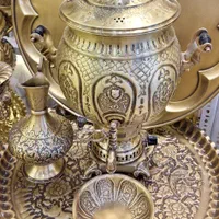 سماور گازی و برقی wod طرح نیلوفر سماور تمام برنجی|سماور، چای‌ساز، قهوه‌ساز|اصفهان, نقش جهان|دیوار