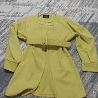 مانتو کمربند دار نو|لباس|الشتر, |دیوار