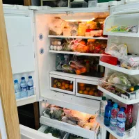 ساید ۳ درب (فرنچ) آمریکایی|یخچال و فریزر|شیراز, سیلو|دیوار