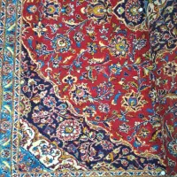 دو تخته فرش دستباف کاشان ۱۲ متری