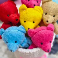 عروسک خرس باکسی ۱۵سانتی و رنگ متنوع|عمدهفروشی|رشت, دروازه لاکان|دیوار